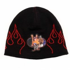 Icy Vintage Vintage WWE Wrestling Flame Beanie Hat