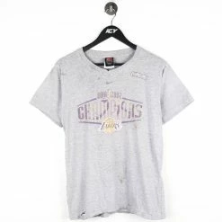Vintage Nike 2002 NBA Champions Distressed T-Shirt - Medium