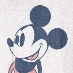 Vintage Disney Mickey Mouse Graphic Ringer T-Shirt - Medium -Icy Sales Shop 14342 20IMG 0204
