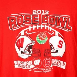 Vintage Collegiate 2013 Wisconsin Badgers Rose Bowl Long Sleeve T-Shirt - XL -Icy Sales Shop 14348 20IMG 0037