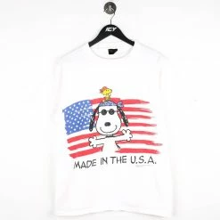 Icy Vintage Vintage Snoopy Made In The Usa Changes Tag T-Shirt - Large