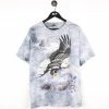Icy Vintage Vintage The Mountain Eagle AOP Art T-Shirt - XL