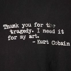 Icy Vintage Vintage Kurt Cobain Thank You For The Tragedy T-Shirt - Small -Icy Sales Shop 14368 20IMG 0169