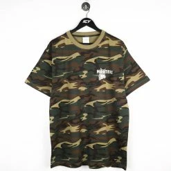 Icy Vintage Hooters Graphic Camo T-Shirt - XL