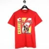 Vintage NHL 1989 Calgary Flames Graphic T-Shirt - Small