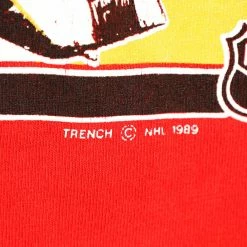 Vintage NHL 1989 Calgary Flames Graphic T-Shirt - Small -Icy Sales Shop 14473 20IMG 0157