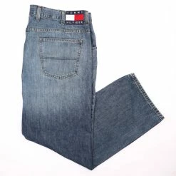 Tommy Hilfiger Wide Leg Denim Pants - 2XL