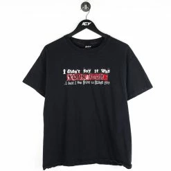 Icy Vintage Vintage I Didnt Say It Was My Fault T-Shirt - Large