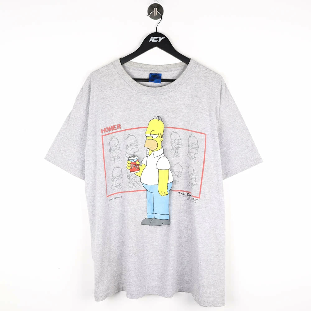 Icy Vintage Vintage 1997 The Simpsons Homer Tennessee River T-Shirt - XL 1 Icy Vintage Vintage 1997 The Simpsons Homer Tennessee River T-Shirt - XL