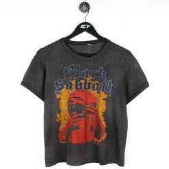 Icy Vintage Vintage 80s Black Sabbath World Tour T-Shirt - Medium