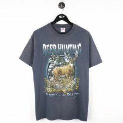Icy Vintage Vintage 1999 Deer Hunting Graphic T-Shirt - Large
