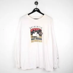 Vintage Harley Davidson Graphic Long Sleeve T-Shirt - XL