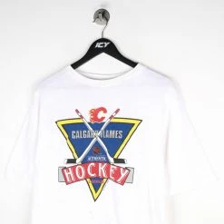 Vintage NHL 1987 Calgary Flames Graphic T-Shirt - Large 12 Vintage NHL 1987 Calgary Flames Graphic T-Shirt - Large -Icy Sales Shop 15186 20IMG 0019