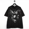 Icy Vintage Vintage Dragon Vs Tiger Yin Yang Graphic T-Shirt - 2XL