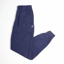 Vintage Fila Navy Blue Cuffed Sweatpants - Small