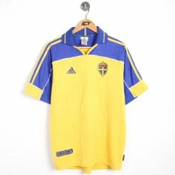 Vintage 1994 Adidas Sweden Football Jersey - Medium