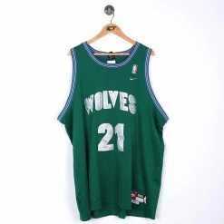 Vintage Nike Kevin Garnett #21 Minnesota Timberwolves Basketball Jersey - 3XL
