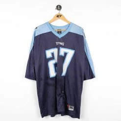 Vintage NFL Eddie George #27 Tennessee Titans Nike Football Jersey - XL