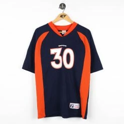 Vintage NFL Terrell Davis #30 Denver Broncos Logo 7 Football Jersey - XL