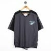 MLB Blue Jays Short Sleeve Windbreaker Pullover Shirt - Medium