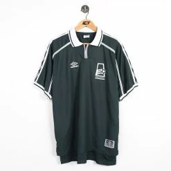 Vintage Umbro 1/4 Zip Saskatchewan Soccer Jersey - Large