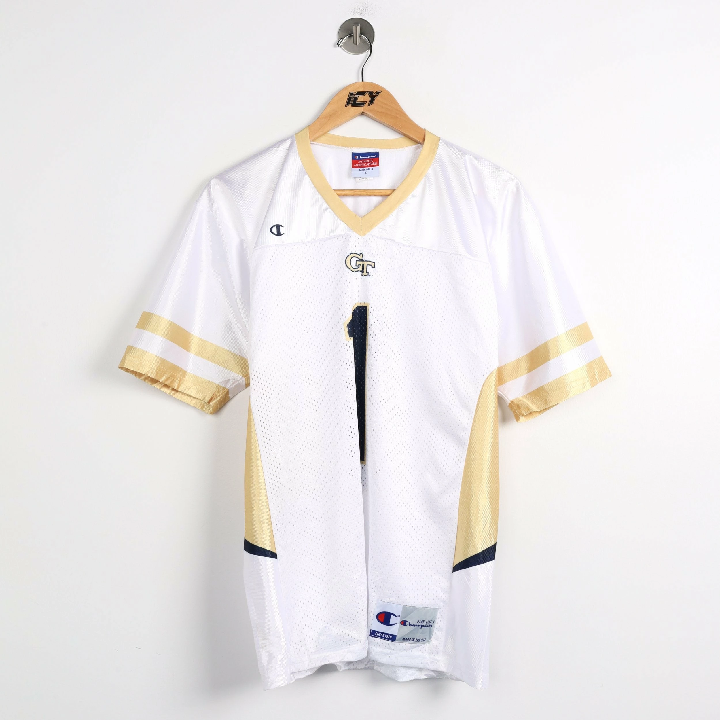 Champion Ncaa Georgia Tech Football Jersey - Small 1 Champion Ncaa Georgia Tech Football Jersey - Small