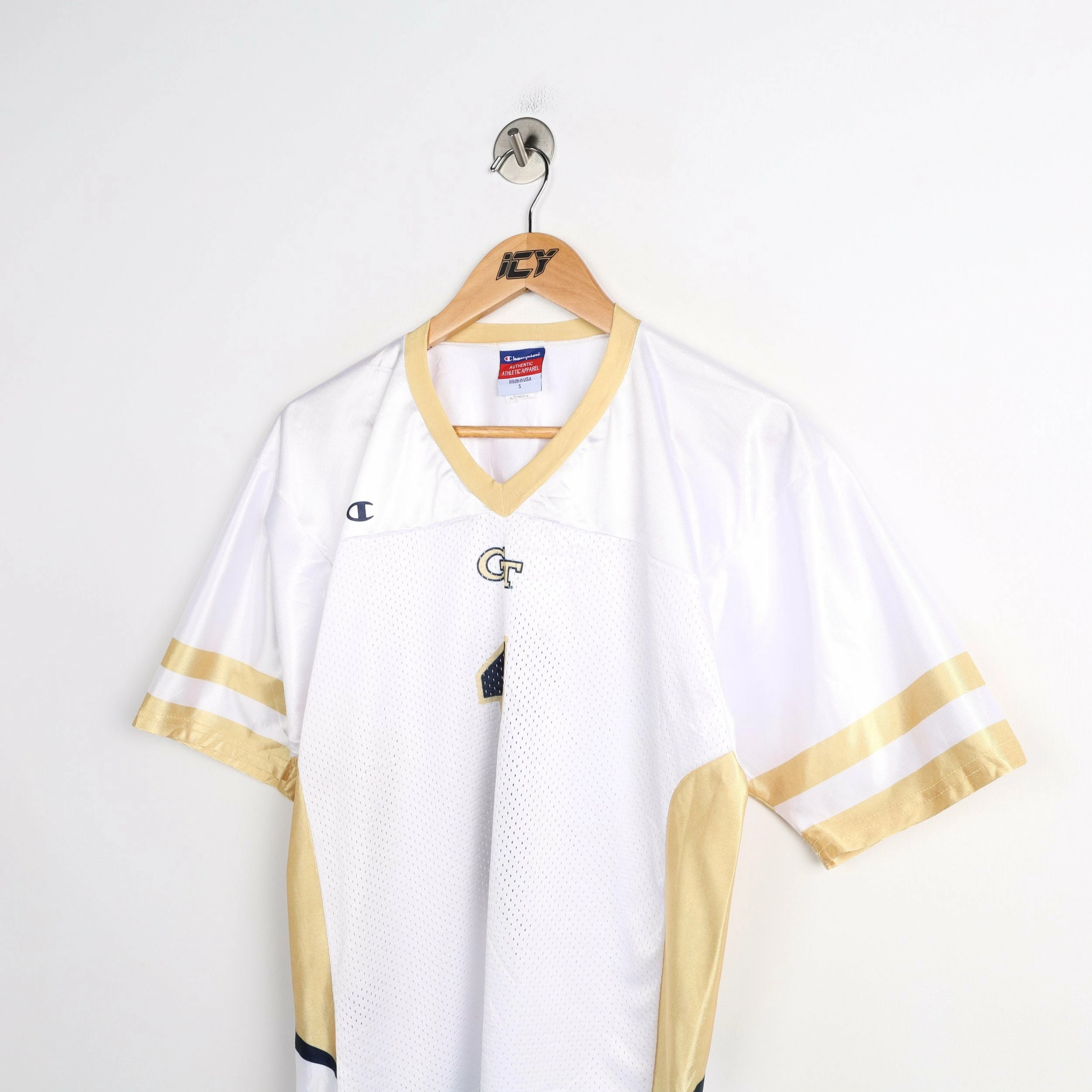 Champion Ncaa Georgia Tech Football Jersey - Small 4 Champion Ncaa Georgia Tech Football Jersey - Small - Image 4