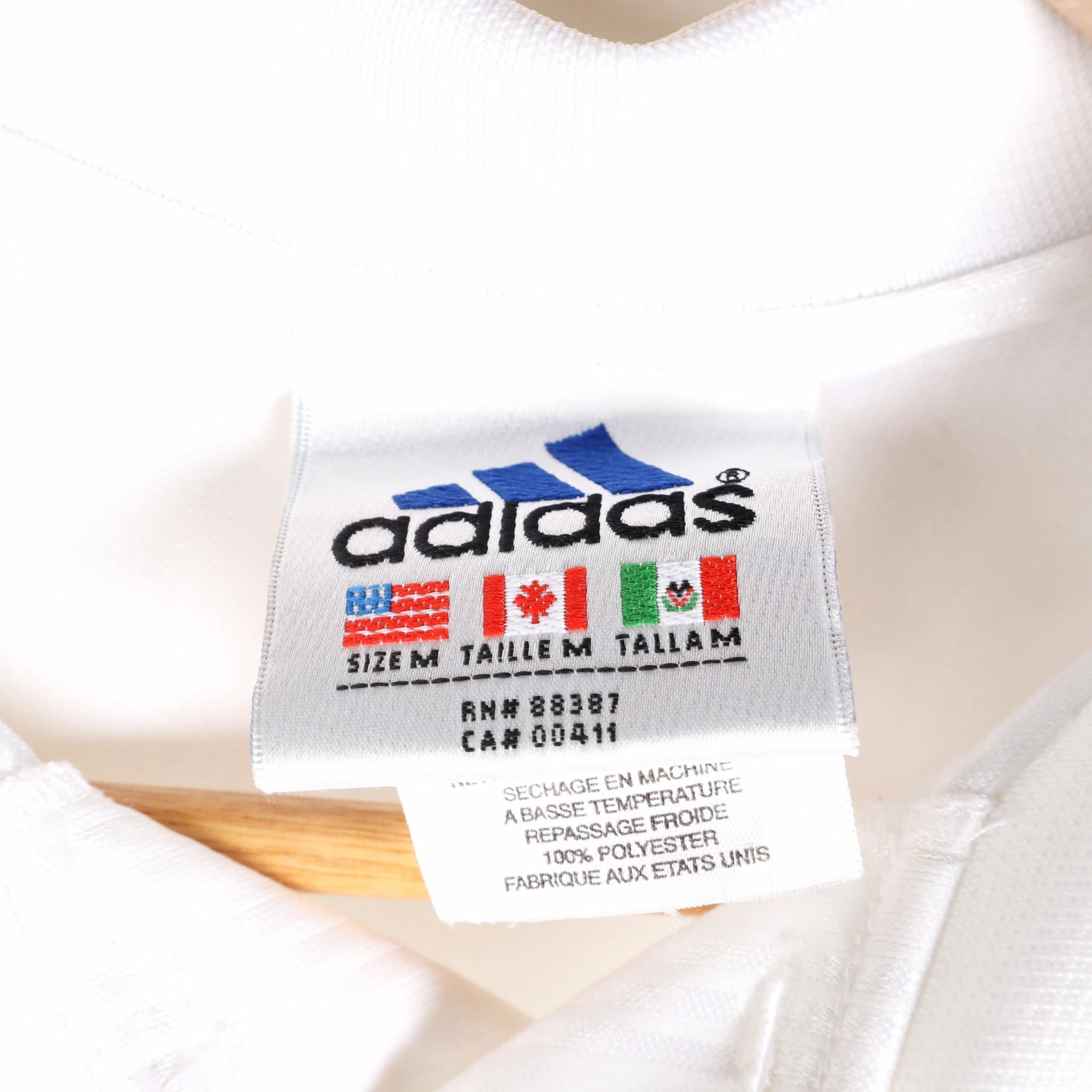 Vintage 90s Adidas Ajax United Soccer Jersey - Mens Medium 3 Vintage 90s Adidas Ajax United Soccer Jersey - Mens Medium - Image 3