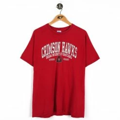 Vintage NCAA Crimson Hawks University Of Pennsylvania T-Shirt - Large