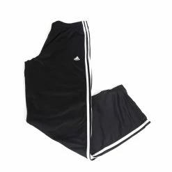 Vintage Adidas Black Track-Pants - Medium