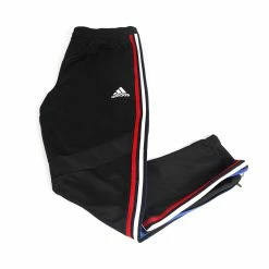 Vintage Adidas Black Track-Pants - XL