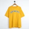 Vintage MLB Milwaukee Brewers Braun T-Shirt - XL