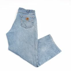 Vintage Carhartt Relaxed Fit Denim Pants - Large