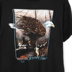 Icy Vintage Vintage 1991 3D Emblem Bald Eagle Forever Free 90s T-Shirt - Large -Icy Sales Shop 7912 20IMG 0059