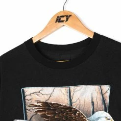 Icy Vintage Vintage 1991 3D Emblem Bald Eagle Forever Free 90s T-Shirt - Large -Icy Sales Shop 7912 20IMG 0061