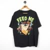 Icy Vintage Vintage 1992 Taz Feed Me Looney Tunes 90s T-Shirt - XL