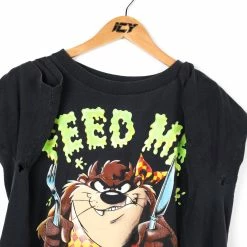 Icy Vintage Vintage 1992 Taz Feed Me Looney Tunes 90s T-Shirt - XL -Icy Sales Shop 7919 20IMG 0097