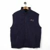 Vintage NFL New England Patriots Puma Reversible Fleece Vest - XL