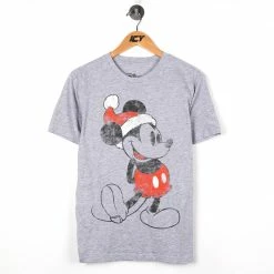 Vintage Disney Mickey Mouse Christmas T-Shirt - Small