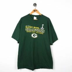 Vintage NFL Super Bowl Champions Green Bay Packers T-Shirt - 2XL