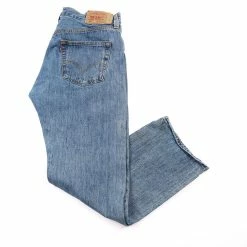 Vintage Levi's 501 Buttoned Denim Pants - Large