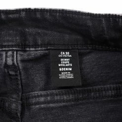 Icy Vintage Black Denim Pants - Womens Medium -Icy Sales Shop 8433 20IMG 0027