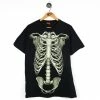 Icy Vintage Glow In The Dark Skeleton T-Shirt - Large