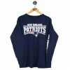NFL New England Patriots Football Long Sleeve T-Shirt - Large
