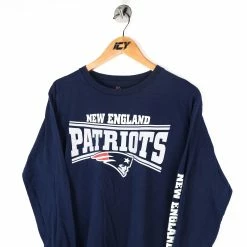 NFL New England Patriots Football Long Sleeve T-Shirt - Large -Icy Sales Shop 8598 20IMG 0056