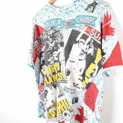 Vintage MLB Toronto Blue Jays 1992 World Series Champions All-Over Print T-Shirt - Large -Icy Sales Shop 9373 20IMG 0149
