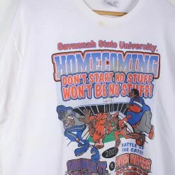 Vintage Collegiate Savannah State University Fat Albert And The Cosby Kids Homecoming T-Shirt - XL -Icy Sales Shop 9479IMG 0094
