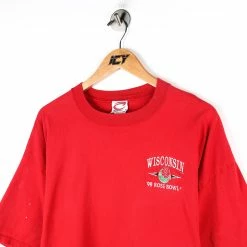 Vintage NCAA 1999 Wisconsin Badgers Rose Bowl T-Shirt - XL -Icy Sales Shop 9598 20IMG 0081