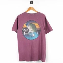 Icy Vintage Drink Like A Fish Stay Fishy Graphic T-Shirt - Large -Icy Sales Shop 9695 20IMG 0027 9985ccbc 383d 4430 b81b 8d637f95bfbe