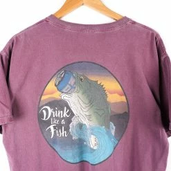 Icy Vintage Drink Like A Fish Stay Fishy Graphic T-Shirt - Large -Icy Sales Shop 9695 20IMG 0029 dc7dc2b1 08bd 4260 9315 e9019b892c5f